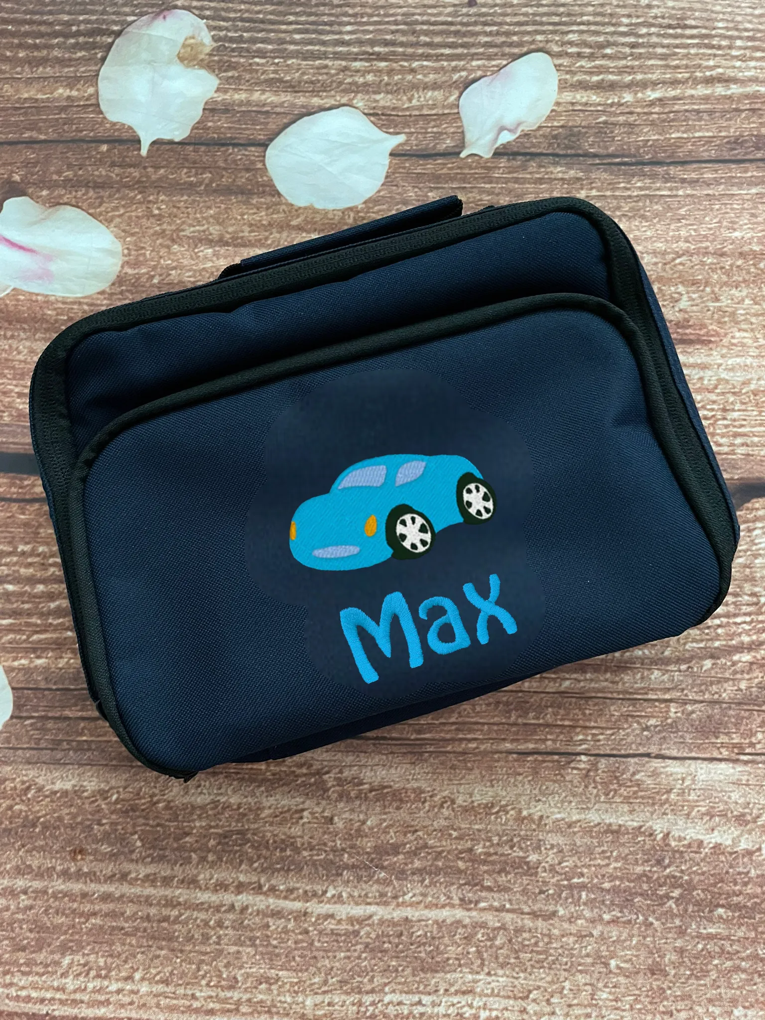 Transport themed Personalised lunch boxes