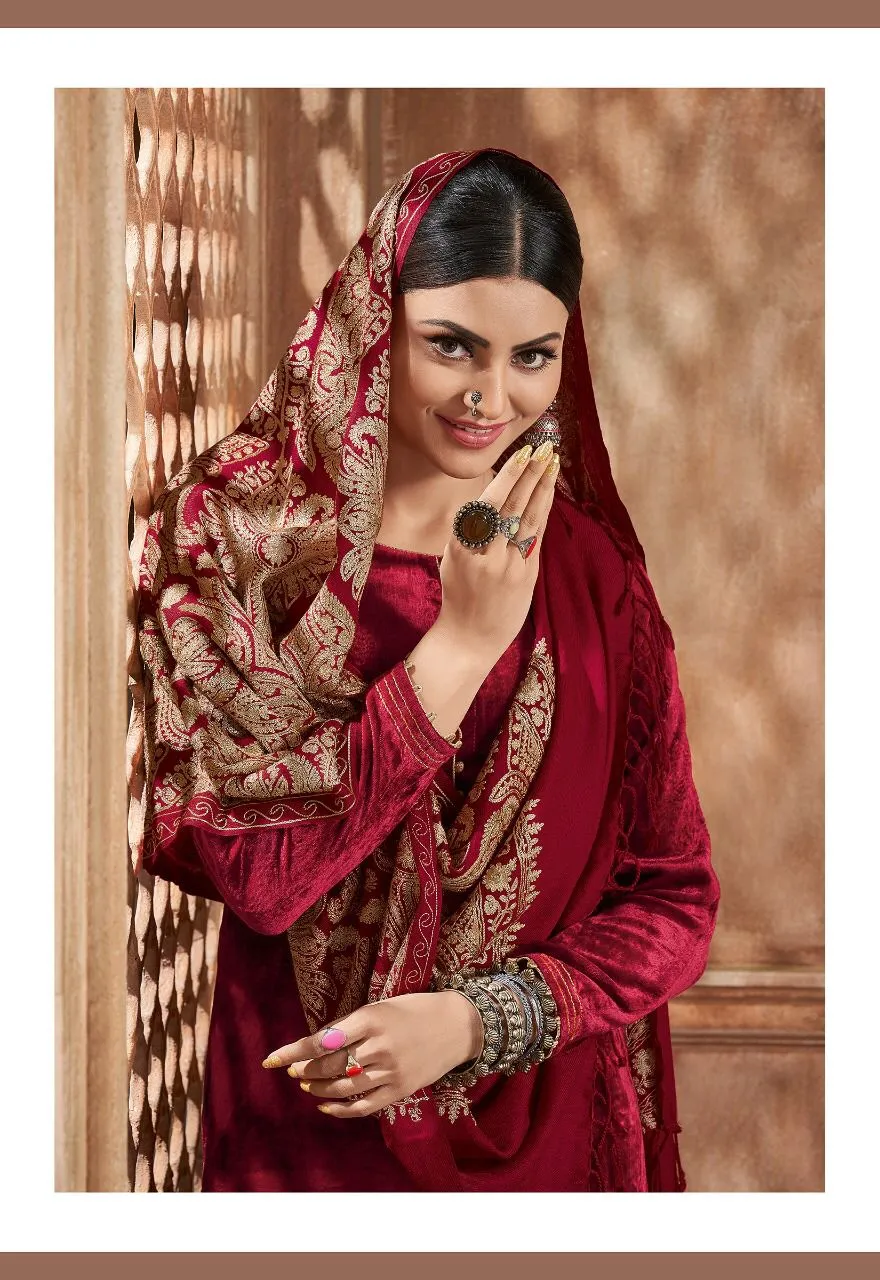 Varsha Shezan Velvet Suit