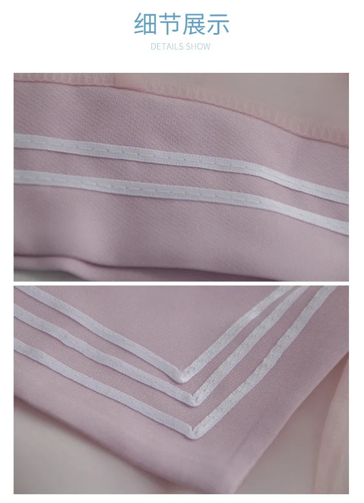 VenusFox Sexy Anime Girl Pink Student Uniform Japanese Women's Transparent Sailor Suit Cosplay Lingerie Nightdress School Girl Costume