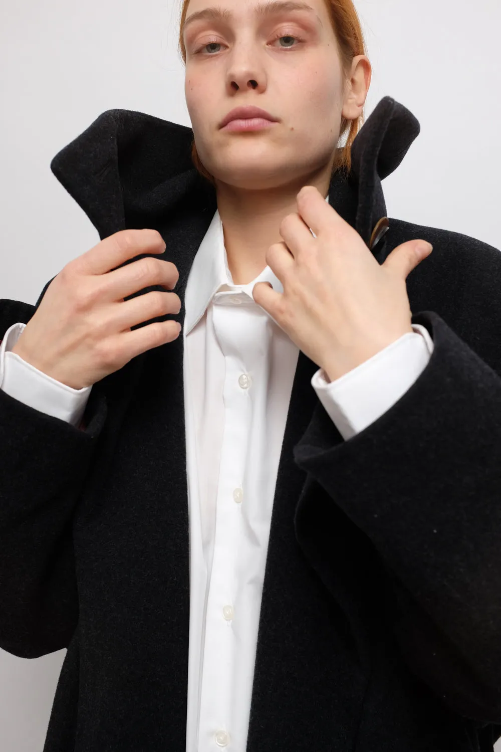 WOOL MAXI VINTAGE OVERSIZE COAT
