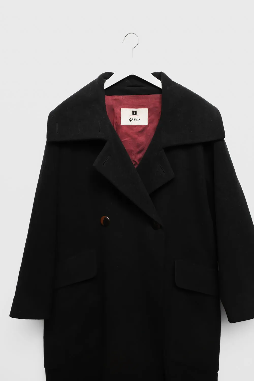 WOOL MAXI VINTAGE OVERSIZE COAT